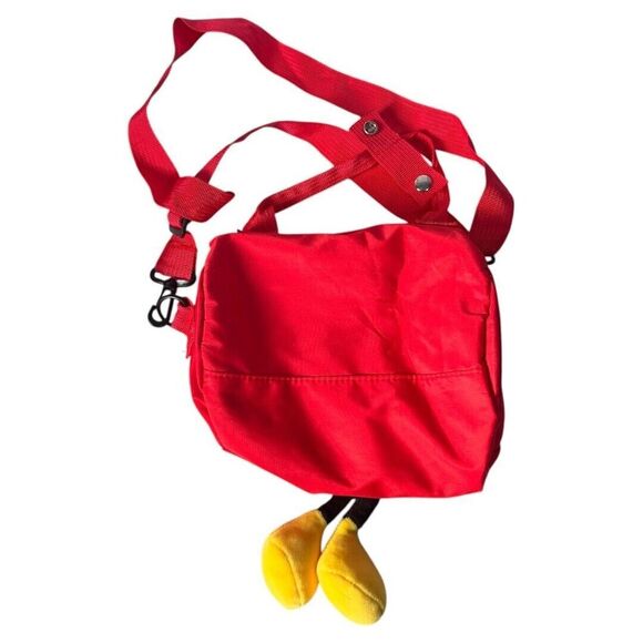 ZARA MICKEY MOUSE DISNEY Crossbody BAG RED 9" x 6" - Picture 3 of 4